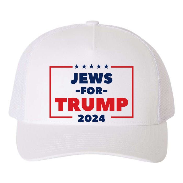 Jews For Trump 2024 Trump Supporters Yupoong Adult 5-Panel Trucker Hat