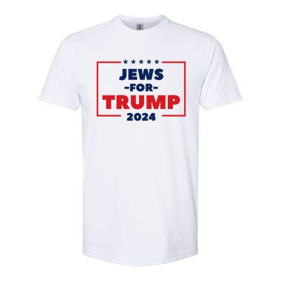 Jews For Trump 2024 Trump Supporters Softstyle CVC T-Shirt