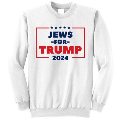 Jews For Trump 2024 Trump Supporters Sweatshirt