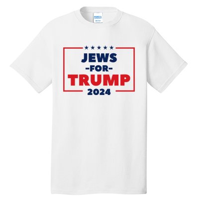 Jews For Trump 2024 Trump Supporters Tall T-Shirt