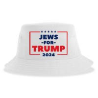 Jews For Trump 2024 Trump Supporters Sustainable Bucket Hat