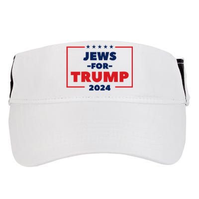 Jews For Trump 2024 Trump Supporters Adult Drive Performance Visor