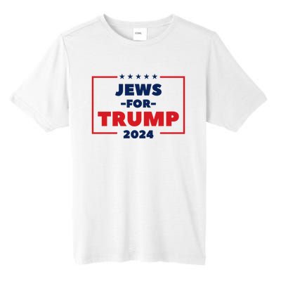 Jews For Trump 2024 Trump Supporters Tall Fusion ChromaSoft Performance T-Shirt