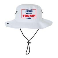 Jews For Trump 2024 Trump Supporters Legacy Cool Fit Booney Bucket Hat