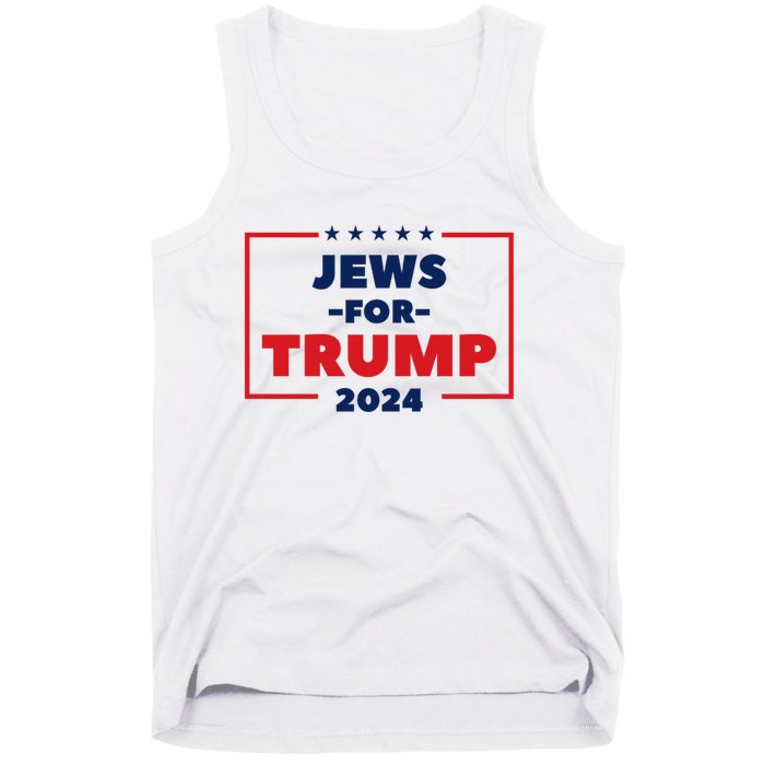 Jews For Trump 2024 Trump Supporters Tank Top