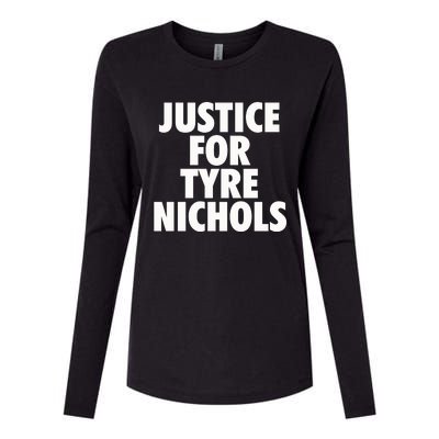 Justice For Tyre Nichols Womens Cotton Relaxed Long Sleeve T-Shirt