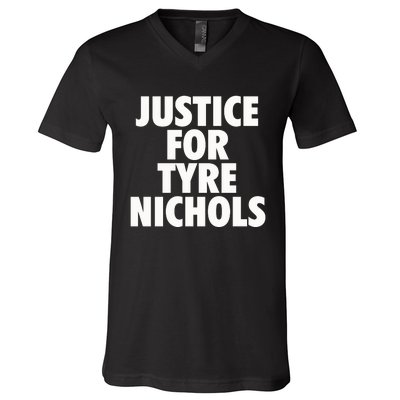 Justice For Tyre Nichols V-Neck T-Shirt