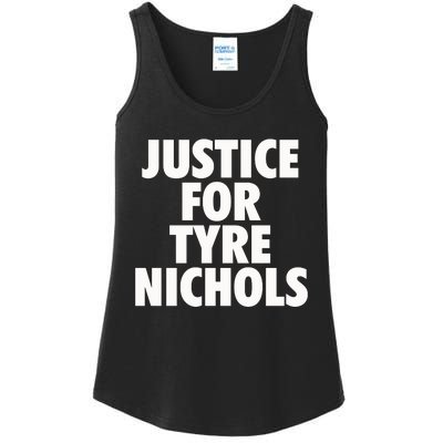 Justice For Tyre Nichols Ladies Essential Tank