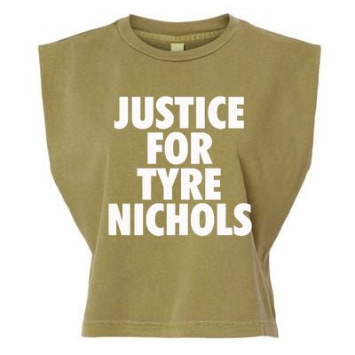 Justice For Tyre Nichols Garment-Dyed Women's Muscle Tee