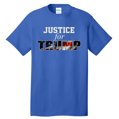 Justice For Trump Funny Donald Trump 2024 Election Costume Cute Gift Tall T-Shirt