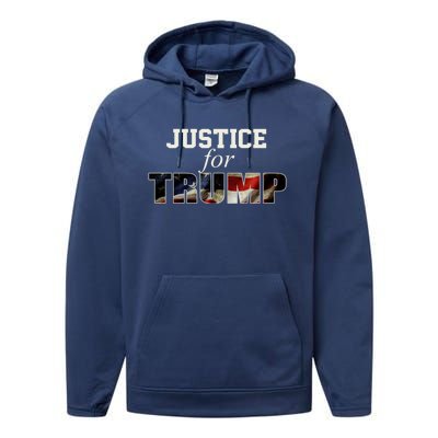 Justice For Trump Funny Donald Trump 2024 Election Costume Cute Gift Performance Fleece Hoodie