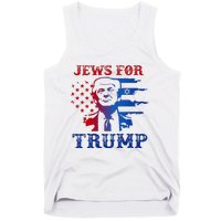 Jews For Trump 2024 Israel Usa Hebrew Election Jewish Vote Tank Top