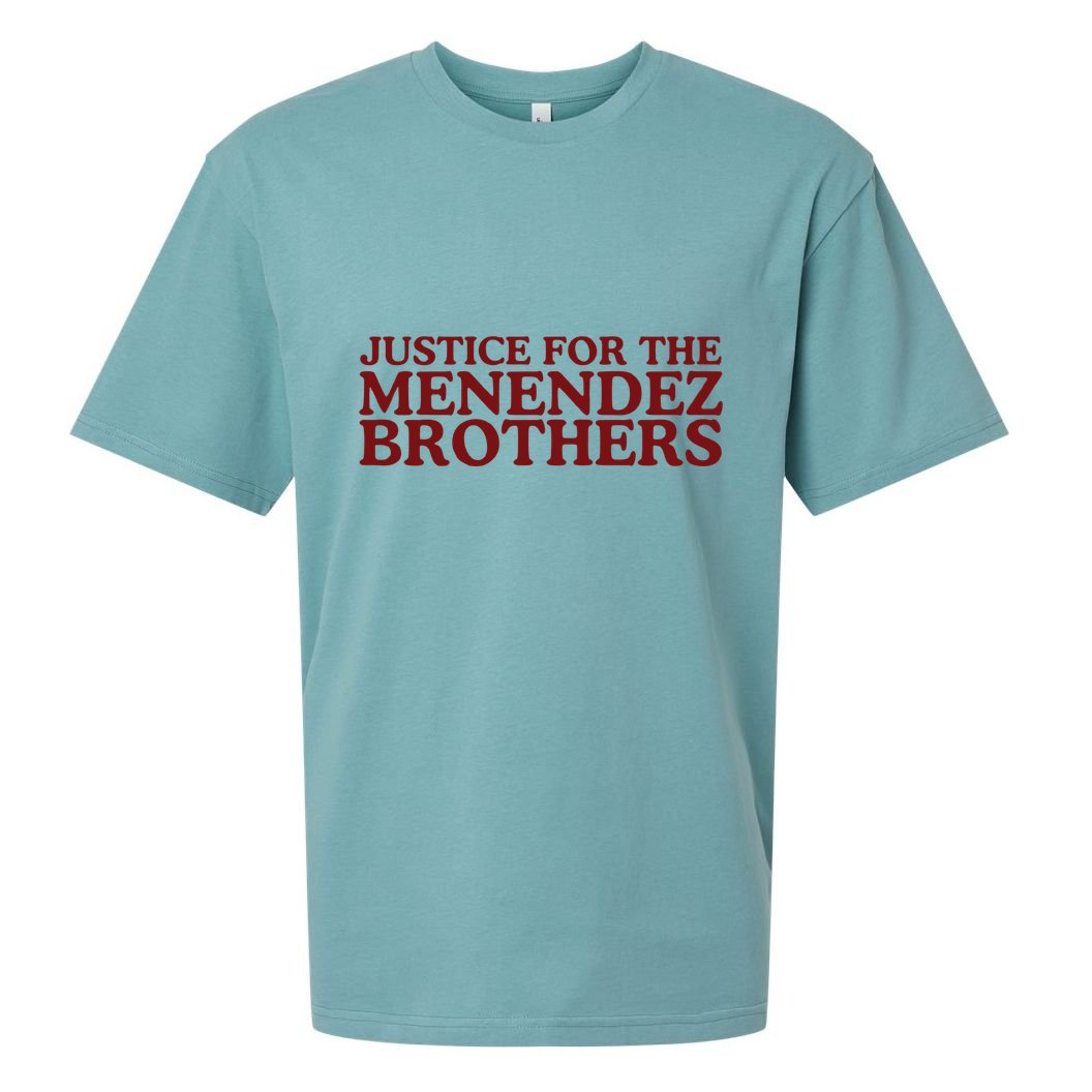 Justice For The Menendez Brothers Sueded Cloud Jersey T-Shirt