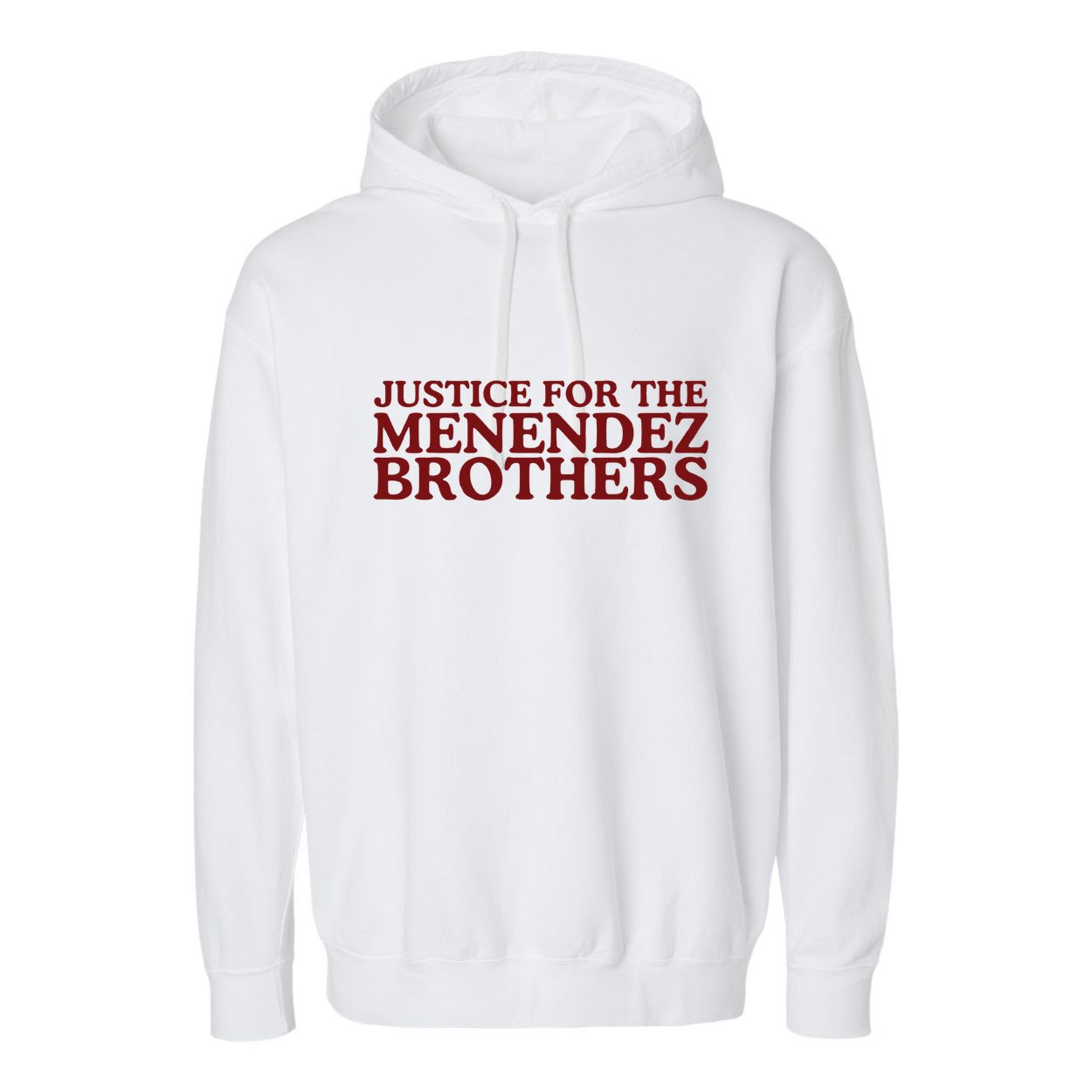 Justice For The Menendez Brothers Garment-Dyed Fleece Hoodie
