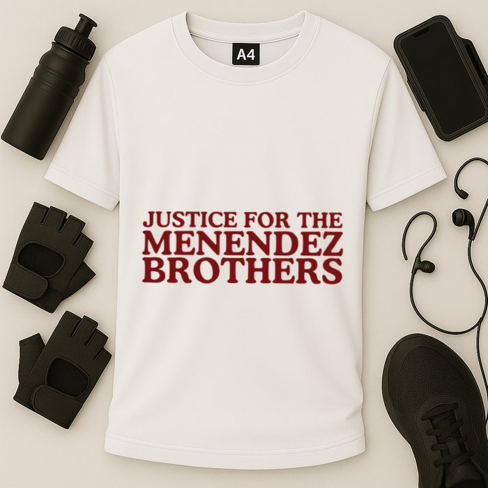 Justice For The Menendez Brothers Cooling Performance Crew T-Shirt