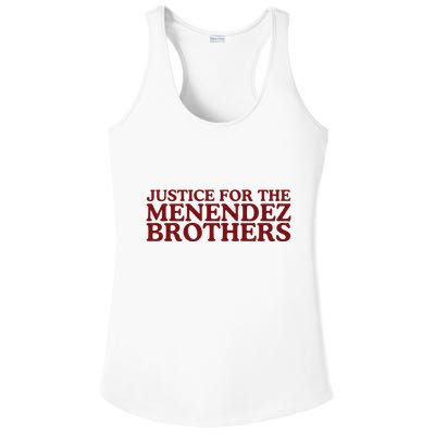 Justice For The Menendez Brothers Ladies PosiCharge Competitor Racerback Tank