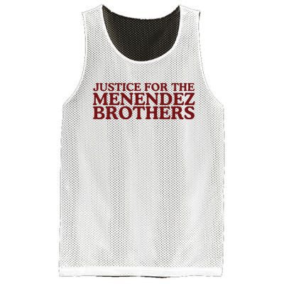 Justice For The Menendez Brothers Mesh Reversible Basketball Jersey Tank