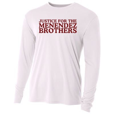 Justice For The Menendez Brothers Cooling Performance Long Sleeve Crew