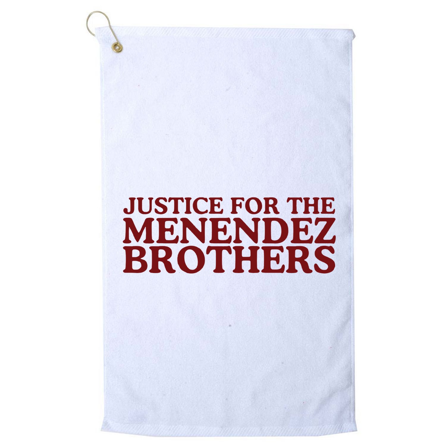 Justice For The Menendez Brothers Golf Towel