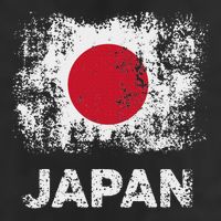 Japanese Flag Tokyo Patriotic Japan Flag 7 Panel Mesh Trucker Snapback Hat