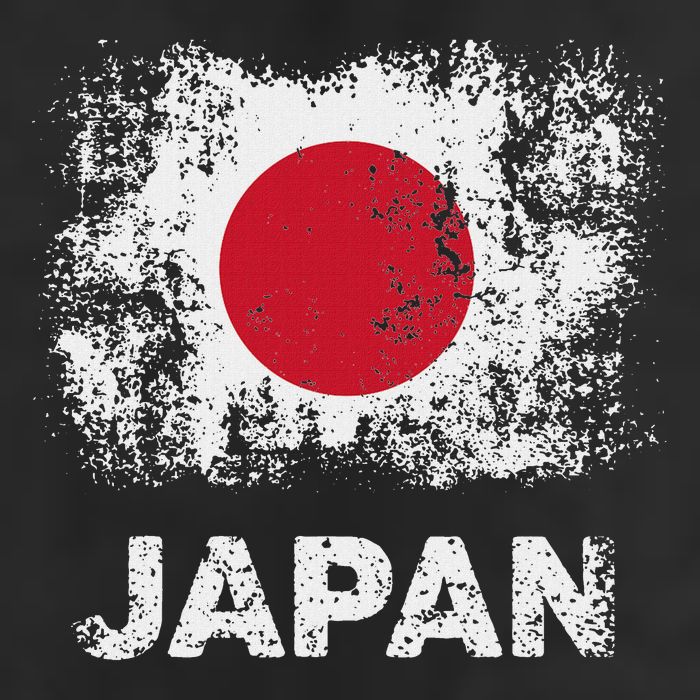 Japanese Flag Tokyo Patriotic Japan Flag 7 Panel Mesh Trucker Snapback Hat
