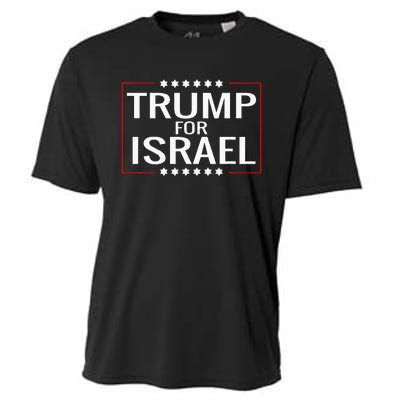 Jews For Trump 2020 Hebrew Rally Signjewish Israel Cooling Performance Crew T-Shirt