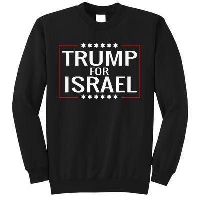 Jews For Trump 2020 Hebrew Rally Signjewish Israel Sweatshirt