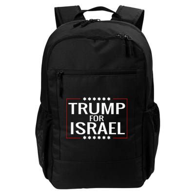 Jews For Trump 2020 Hebrew Rally Signjewish Israel Daily Commute Backpack