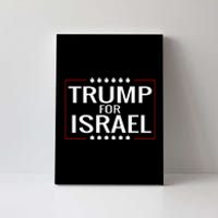 Jews For Trump 2020 Hebrew Rally Signjewish Israel Canvas