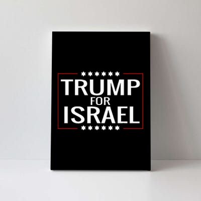 Jews For Trump 2020 Hebrew Rally Signjewish Israel Canvas