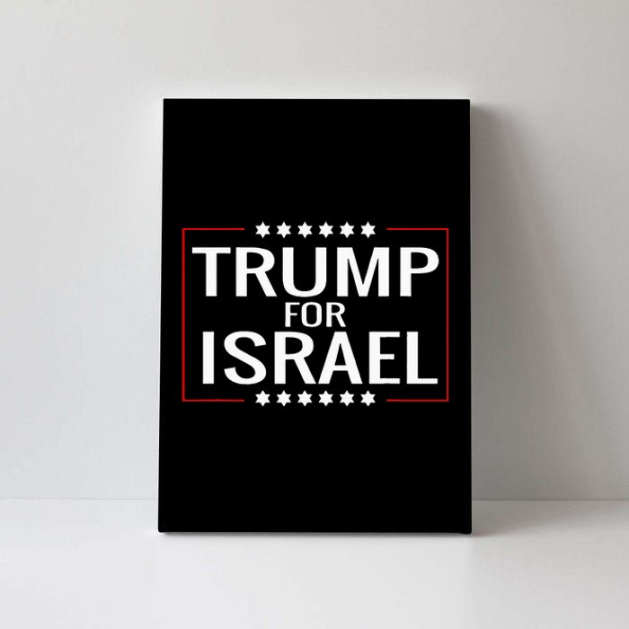 Jews For Trump 2020 Hebrew Rally Signjewish Israel Canvas