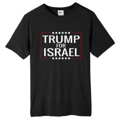 Jews For Trump 2020 Hebrew Rally Signjewish Israel Tall Fusion ChromaSoft Performance T-Shirt