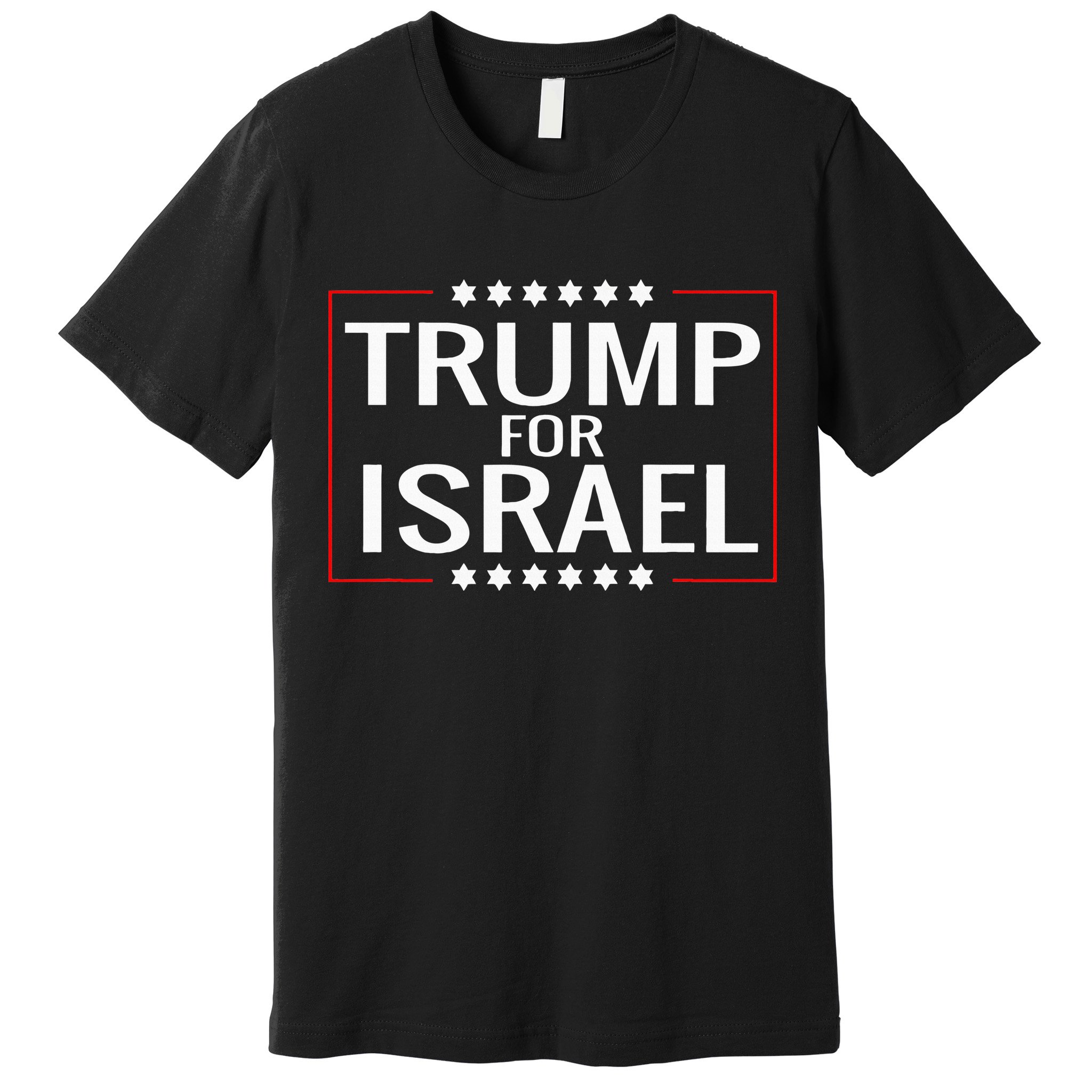 Jews For Trump 2020 Hebrew Rally Signjewish Israel Premium T-Shirt