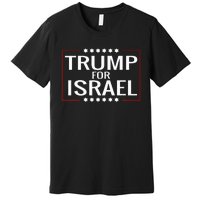 Jews For Trump 2020 Hebrew Rally Signjewish Israel Premium T-Shirt