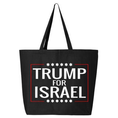 Jews For Trump 2020 Hebrew Rally Signjewish Israel 25L Jumbo Tote