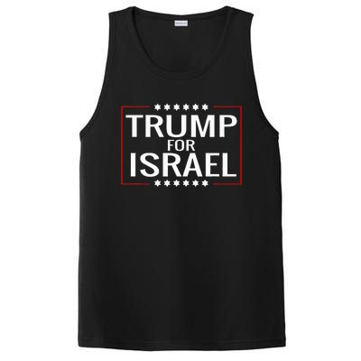 Jews For Trump 2020 Hebrew Rally Signjewish Israel PosiCharge Competitor Tank