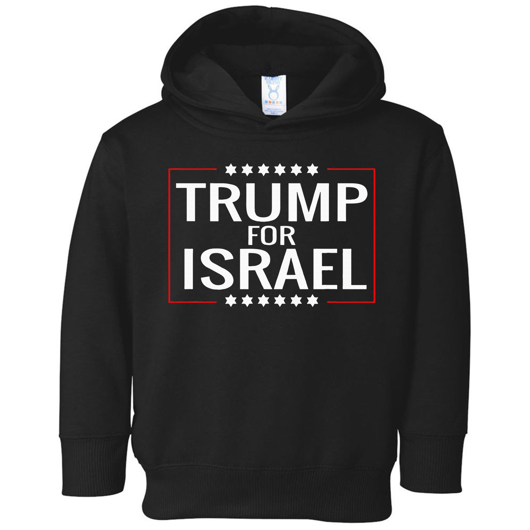 Jews For Trump 2020 Hebrew Rally Signjewish Israel Toddler Hoodie