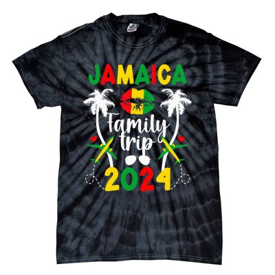 Jamaica Family Trip 2024 Jamaica Vacation 2024 Travel Family Tie-Dye T-Shirt