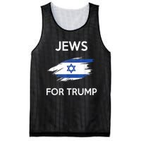 Jews For Trump Jew Support Trump Mesh Reversible Basketball Jersey Tank