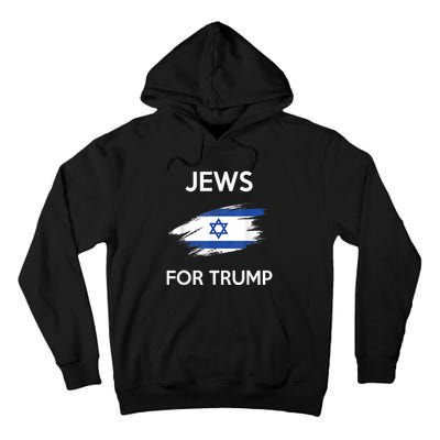 Jews For Trump Jew Support Trump Tall Hoodie