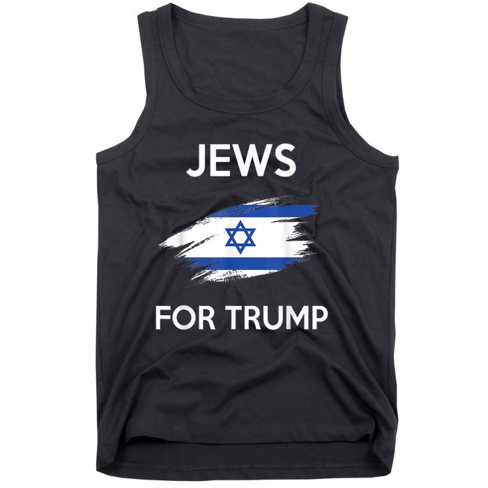 Jews For Trump Jew Support Trump Tank Top