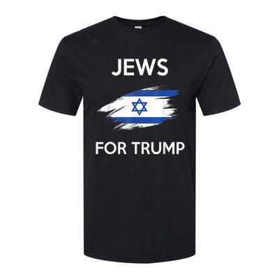 Jews For Trump Jew Support Trump Softstyle CVC T-Shirt