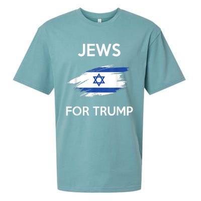 Jews For Trump Jew Support Trump Sueded Cloud Jersey T-Shirt