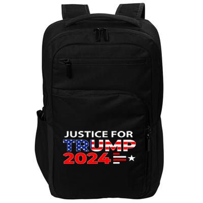 Justice For Trump Donald Trump 2024 Impact Tech Backpack