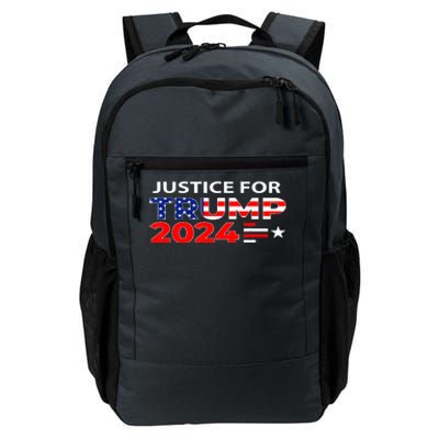 Justice For Trump Donald Trump 2024 Daily Commute Backpack