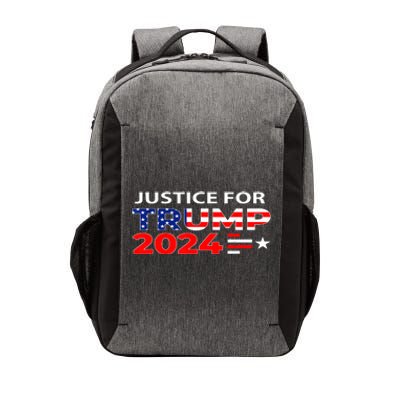 Justice For Trump Donald Trump 2024 Vector Backpack