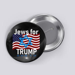 Jews For Trump American Flag Star Of David Hebrew Supporter Button