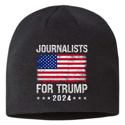 Journalists For Trump 2024 Sustainable Beanie