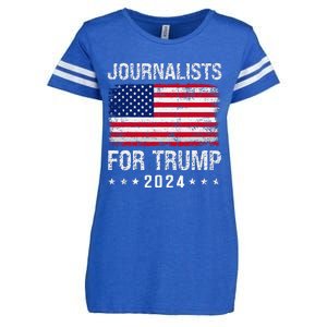 Journalists For Trump 2024 Enza Ladies Jersey Football T-Shirt