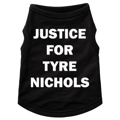 Justice For Tyre Nichols Doggie Tank